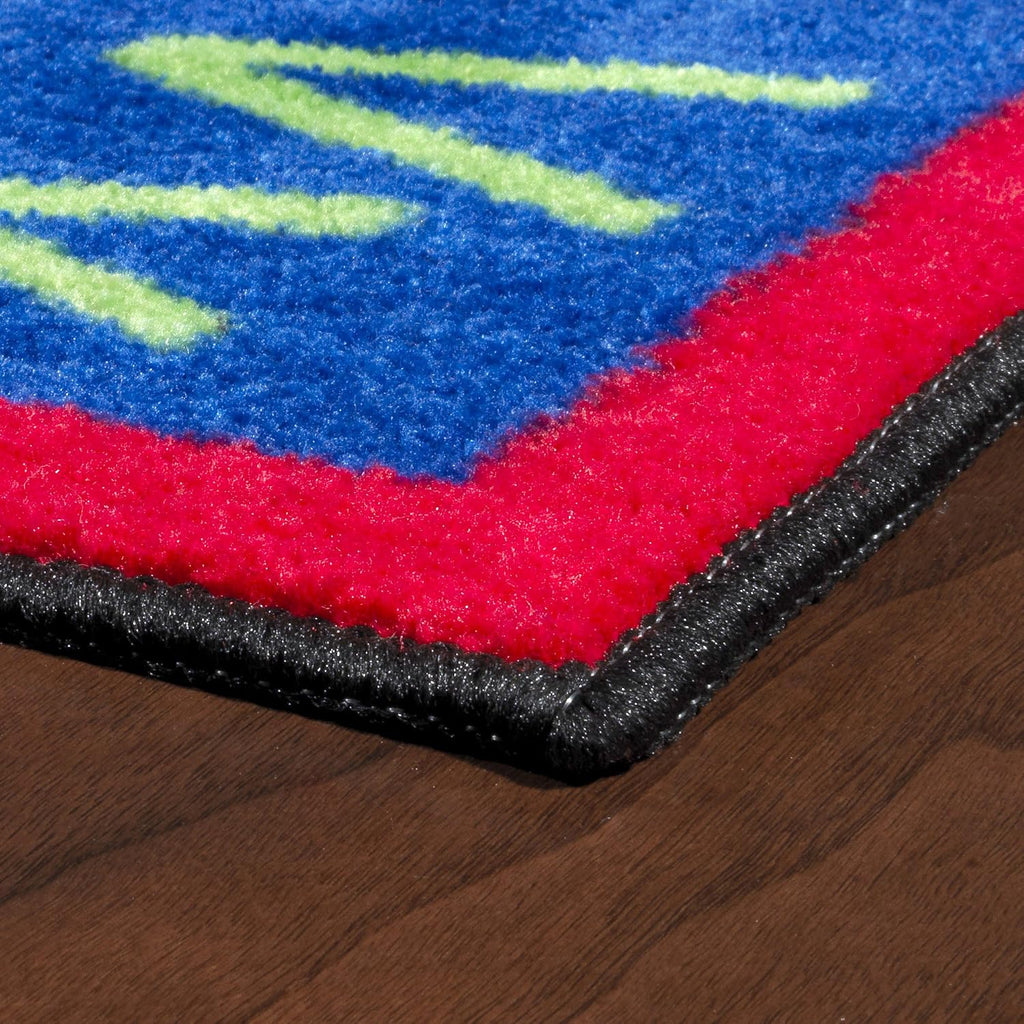 Flagship Carpets Fun with Music Colorful Musical Notes Classroom Educational Area Rug for Kids and Teachers, Durable Quality for Schools, Preschool, Daycare, Learning Centers, 5'10' x 8'4'