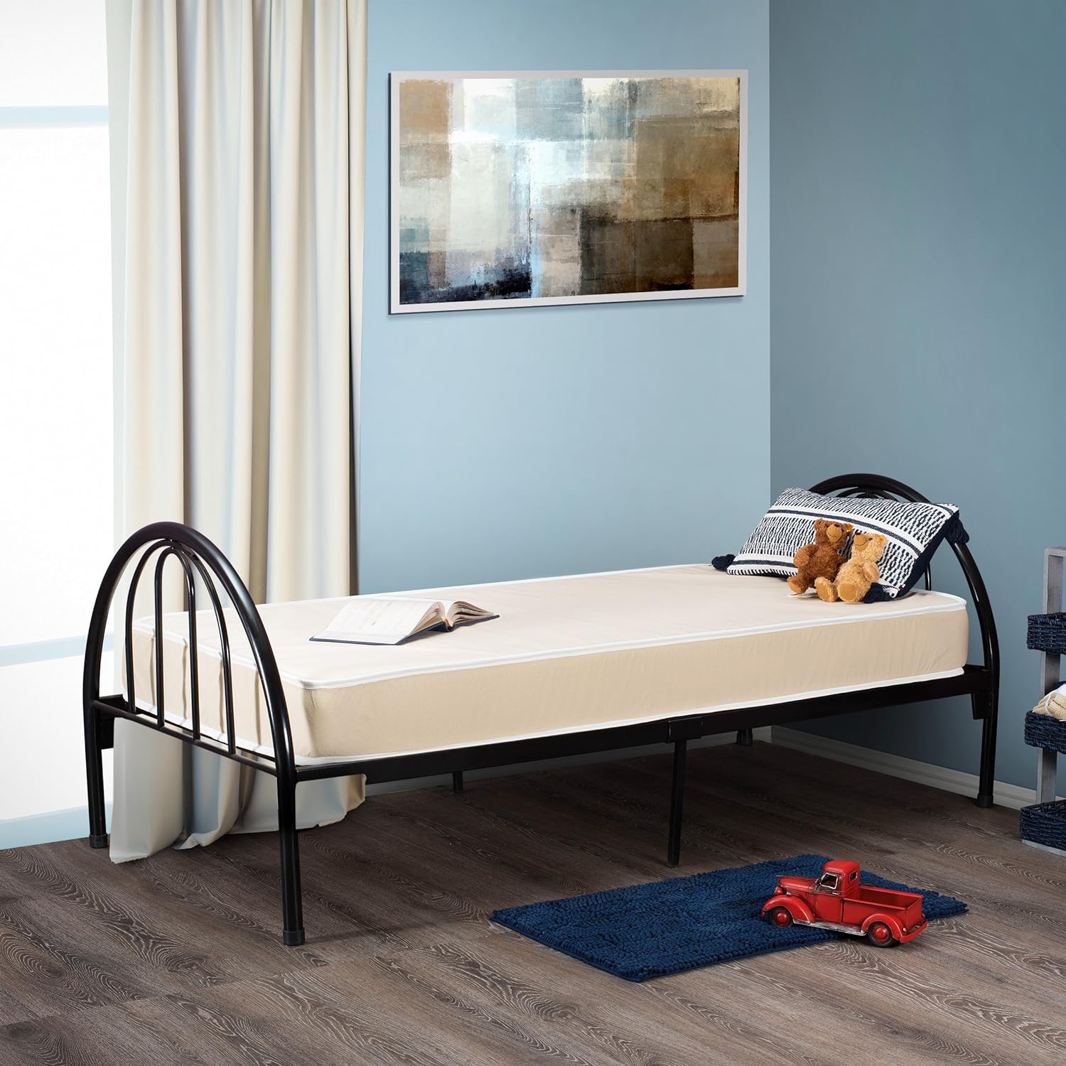 5 inch Foam Mattress with Durable Fabric Cover - Twin XL, 38x79 inch - CertiPUR-US Certified – Made in USA