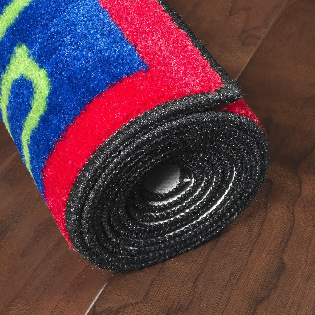 Flagship Carpets Fun with Music Colorful Musical Notes Classroom Educational Area Rug for Kids and Teachers, Durable Quality for Schools, Preschool, Daycare, Learning Centers, 5'10' x 8'4'