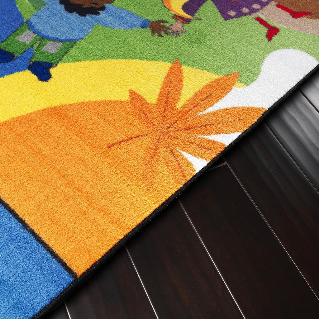 Flagship Carpets Fun with Music Colorful Musical Notes Classroom Educational Area Rug for Kids and Teachers, Durable Quality for Schools, Preschool, Daycare, Learning Centers, 10'6' x 13'2'