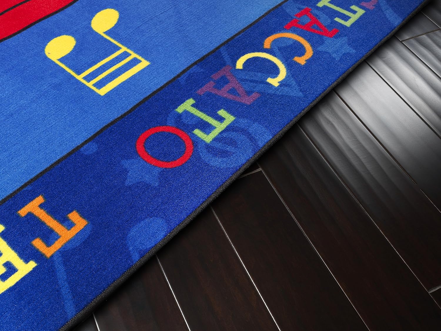 Flagship Carpets Fun with Music Colorful Musical Notes Classroom Educational Area Rug for Kids and Teachers, Durable Quality for Schools, Preschool, Daycare, Learning Centers, 10'6' x 13'2'