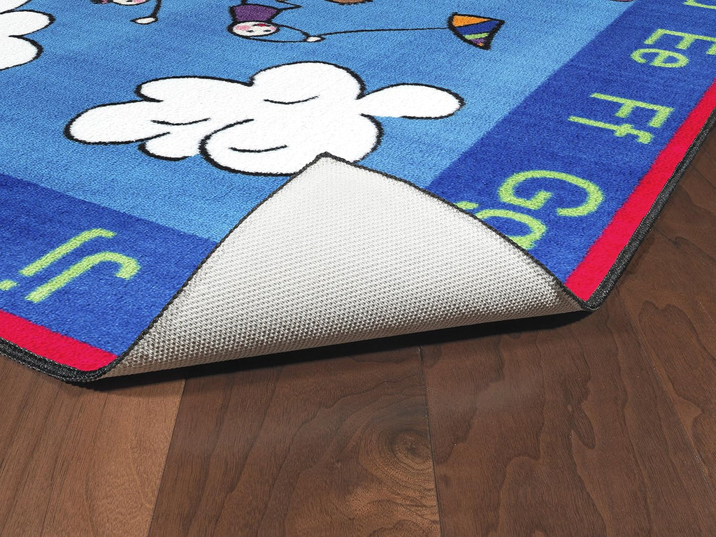 Flagship Carpets Fun with Music Colorful Musical Notes Classroom Educational Area Rug for Kids and Teachers, Durable Quality for Schools, Preschool, Daycare, Learning Centers, 5'10' x 8'4'