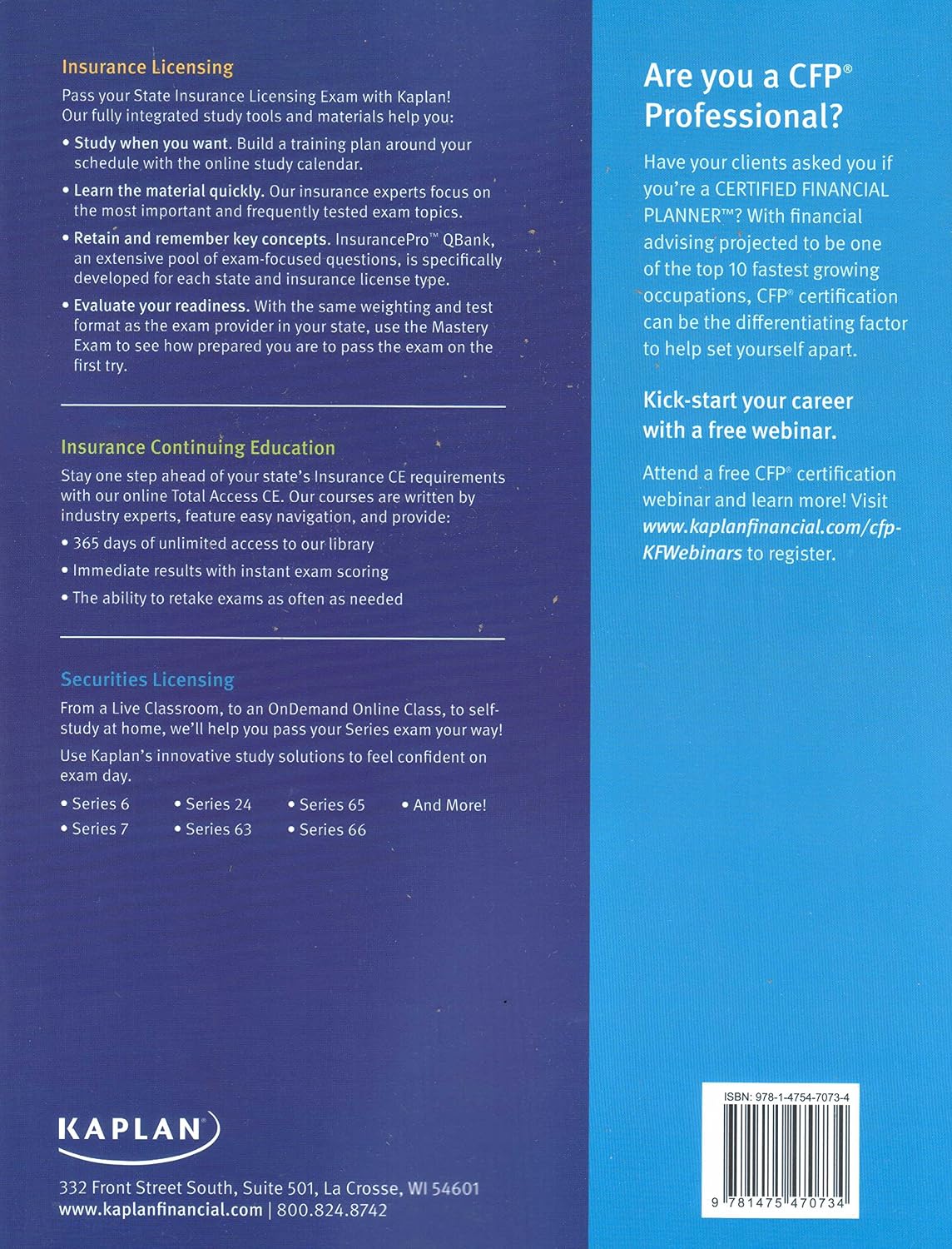 Kaplan Series 7 Securities License Exam Manual, General Securities Representative Exam 11th Edition