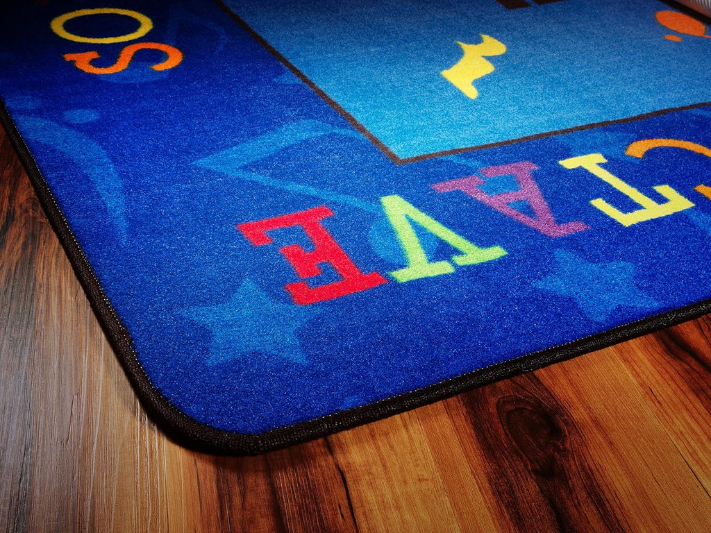 Flagship Carpets Fun with Music Colorful Musical Notes Classroom Educational Area Rug for Kids and Teachers, Durable Quality for Schools, Preschool, Daycare, Learning Centers, 10'6' x 13'2'