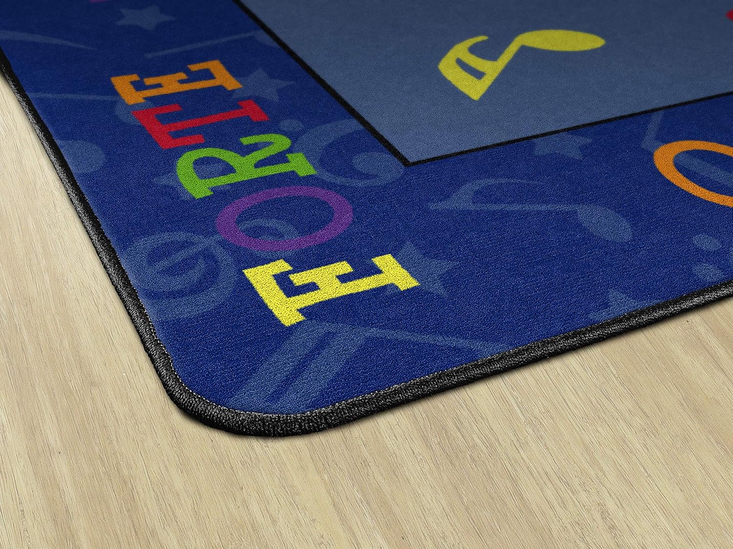 Flagship Carpets Fun with Music Colorful Musical Notes Classroom Educational Area Rug for Kids and Teachers, Durable Quality for Schools, Preschool, Daycare, Learning Centers, 10'6' x 13'2'